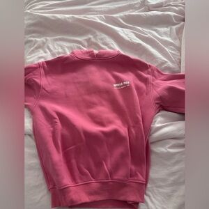 Pink Women's White Fox Hoodie